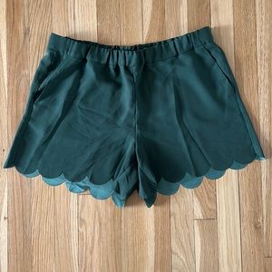 Madewell scalloped shorts